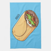 Linge De Cuisine dessin animé de Burrito (Vertical)