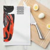 Linge De Cuisine dessin animé de Kart racing (Quart Plié)