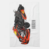 Linge De Cuisine dessin animé de Kart racing (Vertical)