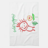 Linge De Cuisine dessin bébé à la main  (Vertical)