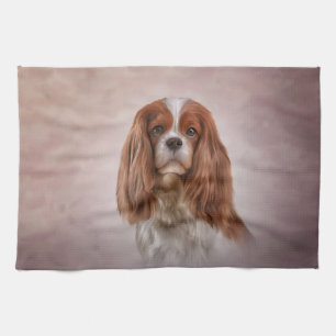 Linge De Cuisine Dessin Chien Cavalier King Charles Spaniel