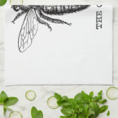 Linge De Cuisine Dessin classique de l'illustration de Queen Bee (Plié)