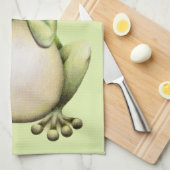 Linge De Cuisine Dessin d'amour de grenouille (Quart Plié)