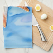Linge De Cuisine Dessin d'aquarelle de poisson étoilé (Quart Plié)