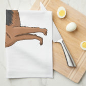 Linge De Cuisine dessin de berger allemand (Quart Plié)