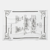 Linge De Cuisine Dessin de brevet de bateau de fishihg de 1945 (Horizontal)