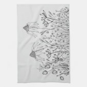 Linge De Cuisine Dessin de fleurs sauvages (Vertical)