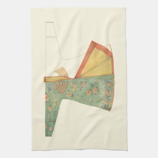 Linge De Cuisine Dessin de Kimono semi-fini (Vertical)