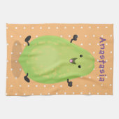 Linge De Cuisine dessin de la patte papaye de Cute kawaii (Horizontal)