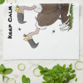 Linge De Cuisine Dessin de l'humour vautours drôle (Plié)