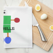 Linge De Cuisine Dessin de tennis de table (Quart Plié)