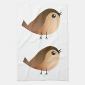 Linge De Cuisine Dessin d'Oiseau de Bruant (Vertical)
