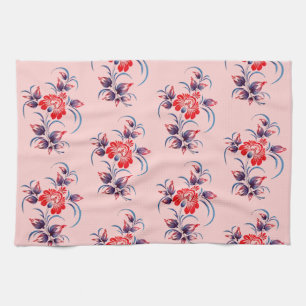Linge De Cuisine Dessin en fleurs