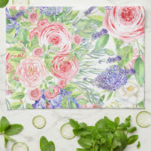 Linge De Cuisine Dessin Fleur Facile (Plié)