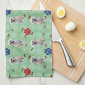 Linge De Cuisine Dessin maltais (Quart Plié)