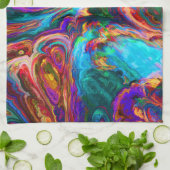 Linge De Cuisine Dessin moderne de peintures (Plié)