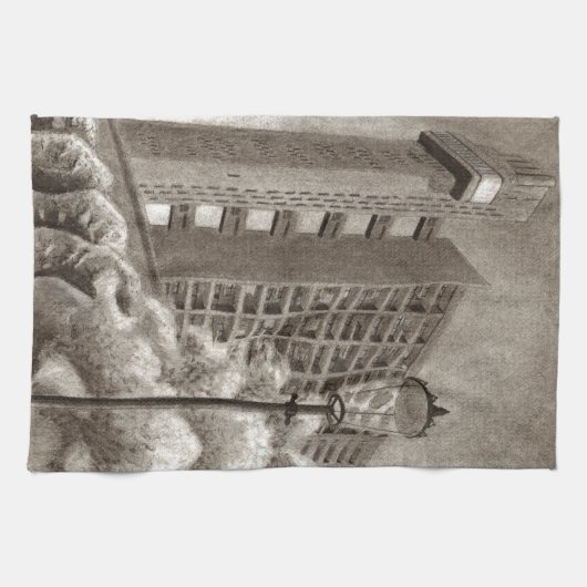 Linge De Cuisine Dessin original de tour de Trellick (Horizontal)