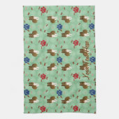 Linge De Cuisine Dessin sur Shetland Sheepdog (Vertical)