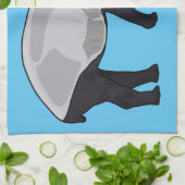 Linge De Cuisine Dessin sur Tapir (Plié)