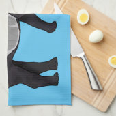 Linge De Cuisine Dessin sur Tapir (Quart Plié)