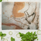 Linge De Cuisine Dessins de grotte Lascaux (Plié)