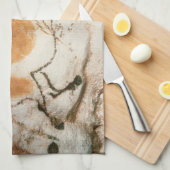Linge De Cuisine Dessins de grotte Lascaux (Quart Plié)