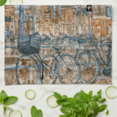 Linge De Cuisine Destinations | Aquarelle New York City View (Plié)