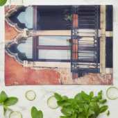 Linge De Cuisine Destinations | Bâtiment rustique de Venise (Plié)