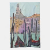 Linge De Cuisine Destinations | Deux gondolas à Venise (Vertical)