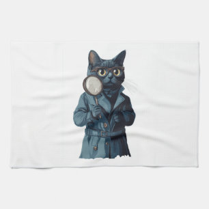 Linge De Cuisine Détective Whiskers � Roman policier drôle de chat