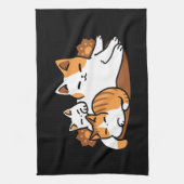 Linge De Cuisine Détendez-vous Art Chat - 'Laze Furr Days' pour les (Vertical)