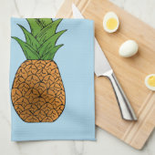 Linge De Cuisine Deux ananas Thunder_Cove  (Quart Plié)