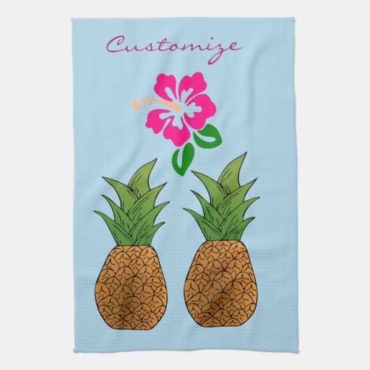 Linge De Cuisine Deux ananas Thunder_Cove  (Vertical)