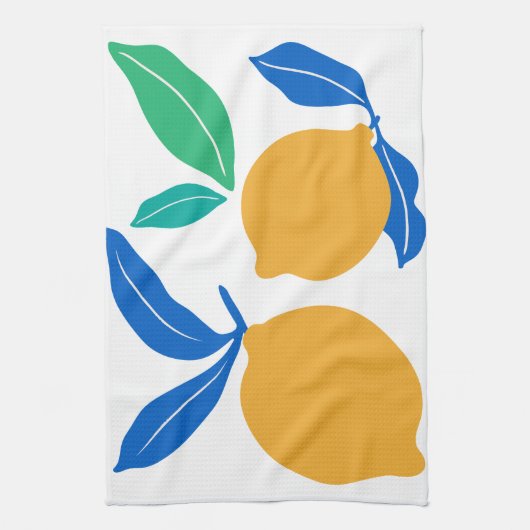 Linge De Cuisine Deux citrons (Vertical)