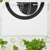 Linge De Cuisine Deux cloches dans un cercle (Plié)