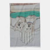 Linge De Cuisine Deux copains de Westie (Vertical)