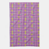 Linge De Cuisine Deux fleurs diamants (Vertical)