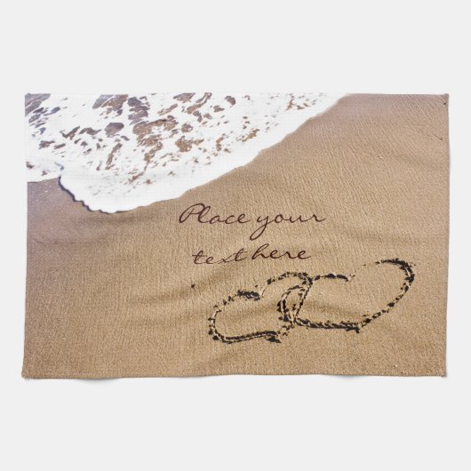 Linge De Cuisine Deux Hearts (Horizontal)