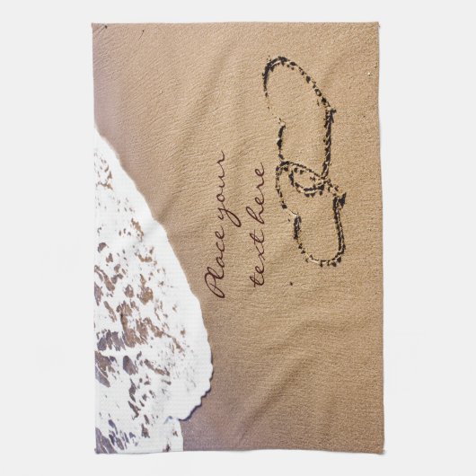 Linge De Cuisine Deux Hearts (Vertical)