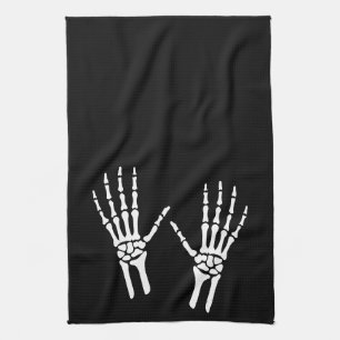 Linge De Cuisine Deux Mains Bony Skeleton