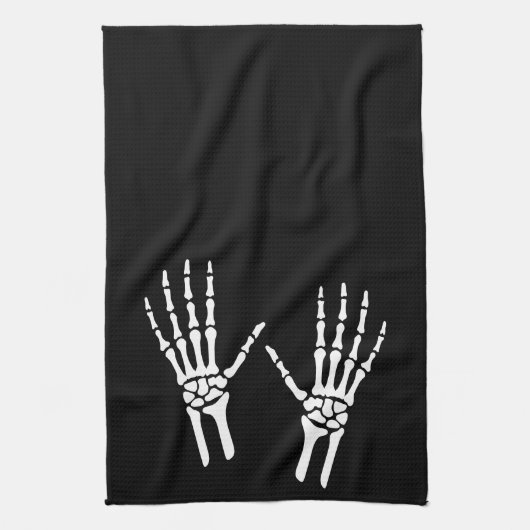Linge De Cuisine Deux Mains Bony Skeleton (Vertical)