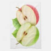 Linge De Cuisine Deux moitiés de pomme (Vertical)