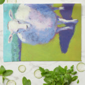 Linge De Cuisine Deux Moutons En Champ (Plié)