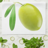 Linge De Cuisine Deux olives (Plié)