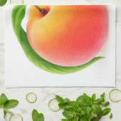 Linge De Cuisine Deux pêches (Plié)