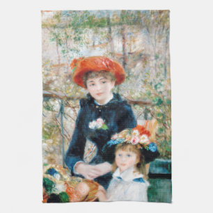 Linge De Cuisine Deux Sisters, On the Terrace Auguste Renoir