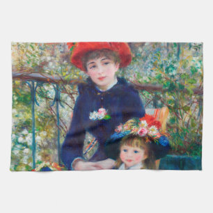 Linge De Cuisine Deux Soeurs - Renoir Impressionniste Peinture 1881
