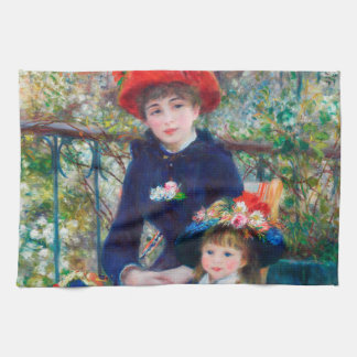 Linge De Cuisine Deux Soeurs - Renoir Impressionniste Peinture 1881
