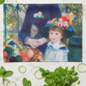 Linge De Cuisine Deux Soeurs - Renoir Impressionniste Peinture 1881 (Plié)