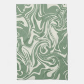 Linge De Cuisine Déversement - Vert (Vertical)